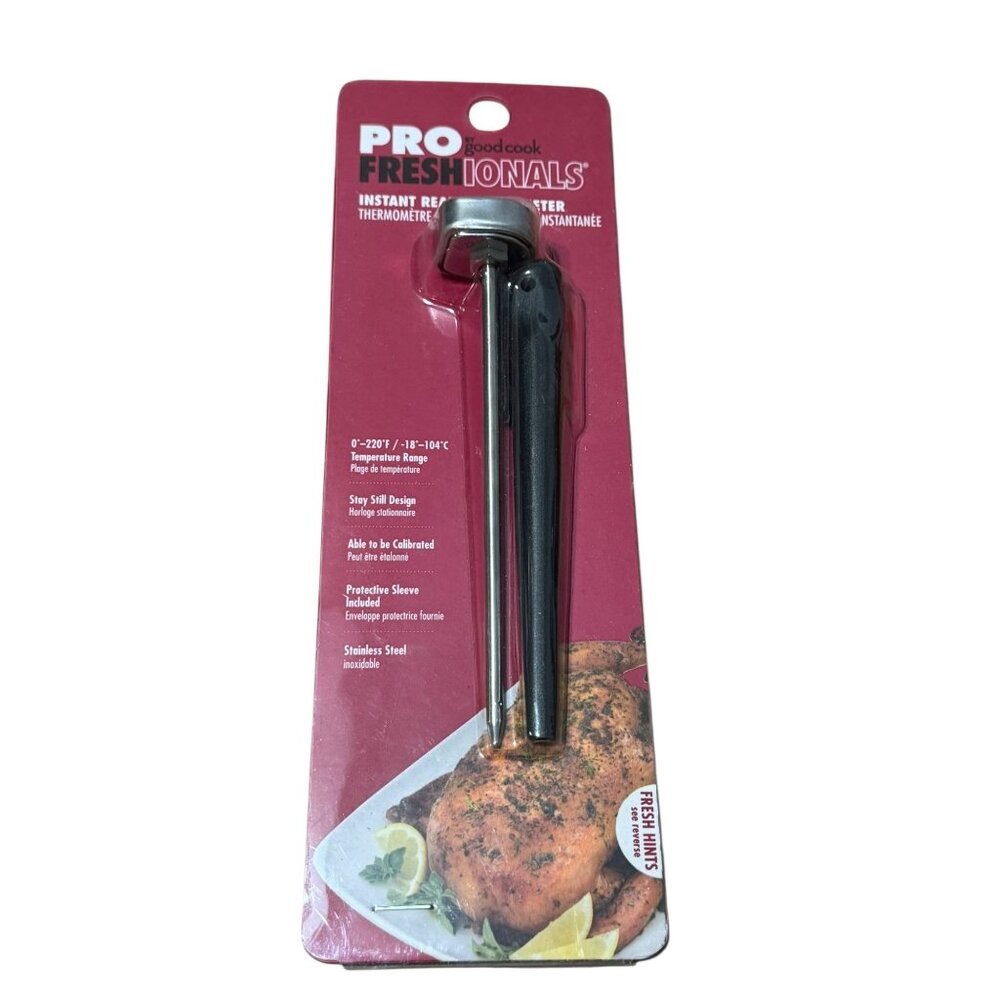 Bradshaw Good Cook Precision 33359 Instant Read Meat Thermometer Protective Case